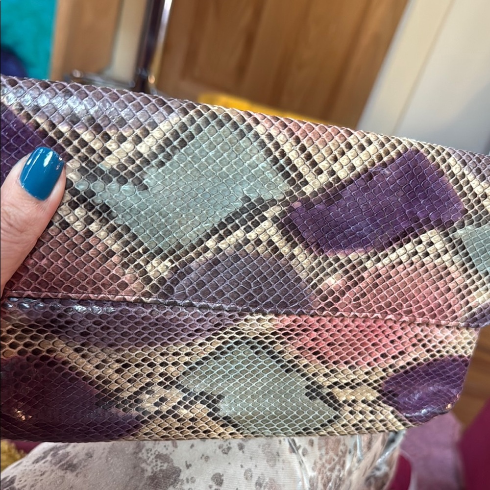 Reptile Habitat Clutch bag  with Multicolor Design